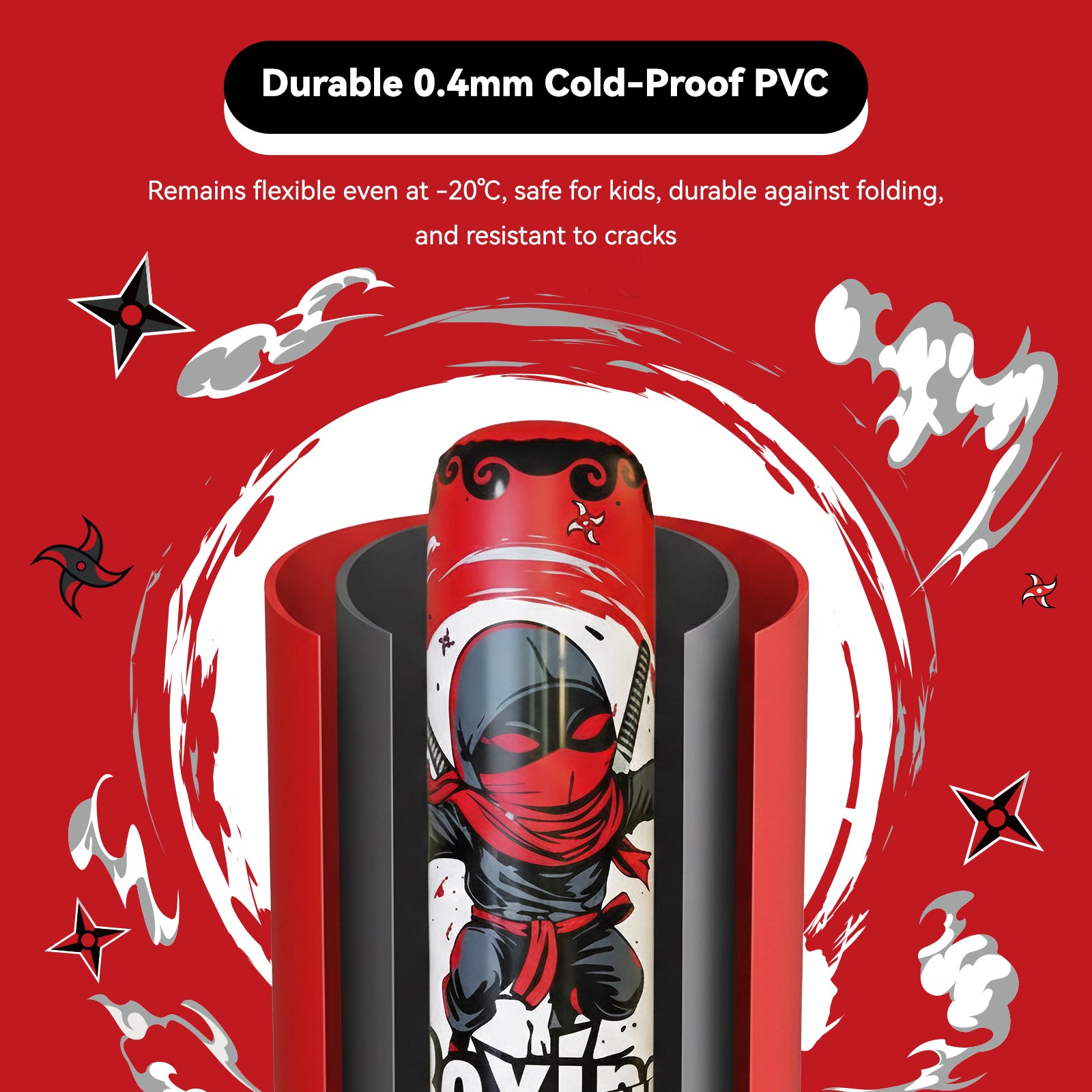 COMMOUDS 67inch Punching Bag for Kids, Inflatable Kids Boxing Set with Gloves, Fast Rebound Punching Bag for Practicing Karate, Taekwondo, MMA, Christmas/Birthday Gift for Boys Girls, Ages 6-14