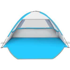 COMMOUDS Beach Tent Sun Shelter, UPF 50+ Beach Sun Shade Canopy, Portable, Easy Set-Up