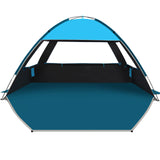 Commouds Portable UPF 100+Beach Tent with Dark Shelter Technology [Sky Blue]