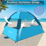 Commouds Portable UPF 50+ Beach Tent [Sky Blue]