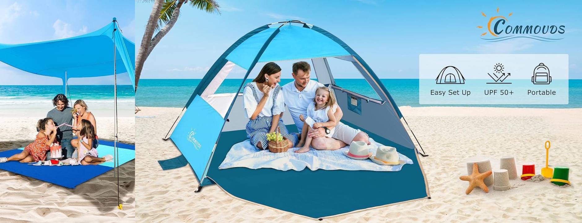 Commouds | Outdoor Gear, Beach Tent, Inflatable Pool